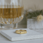 14 karaat geel gouden cachet ring