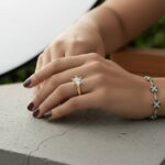 Christian 14 karaat gouden ring met zirkonia