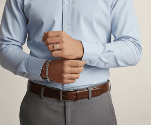 Gouden heren ring cachet model