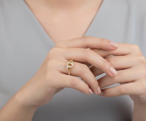 Christian chain model ring