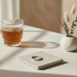 Gouden ring met aquamarijn