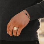 Geel gouden zirkonia cachet ring