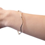 14 karaat gouden bicolor slavenarmband Christian