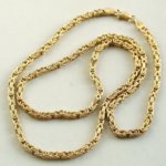 Geel gouden koningsketting
