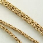 Geel gouden koningsketting