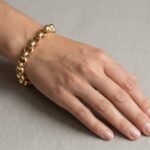 14 karaat geel gouden jasseron armband