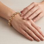 14 karaat geel gouden jasseron armband