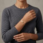 Gouden kind naam plaat armband