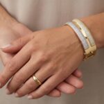 Christian 14 karaat geel gouden armband met zirkonia