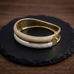 Christian 14 karaat geel gouden armband met zirkonia