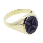 Gouden zegelring met jaspis