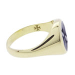 Gouden zegelring met jaspis