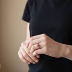 Christian toermalijn rose gouden ring