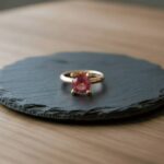 Christian toermalijn rose gouden ring