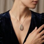 18 karaat bicolor hanger met diamanten