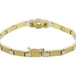 Bicolor Christian armband met zirkonia