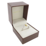 Bicolor ring met 2 briljanten