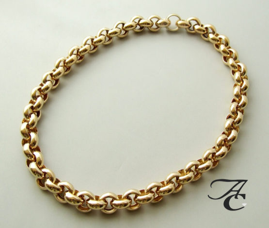 Gouden jasseron collier