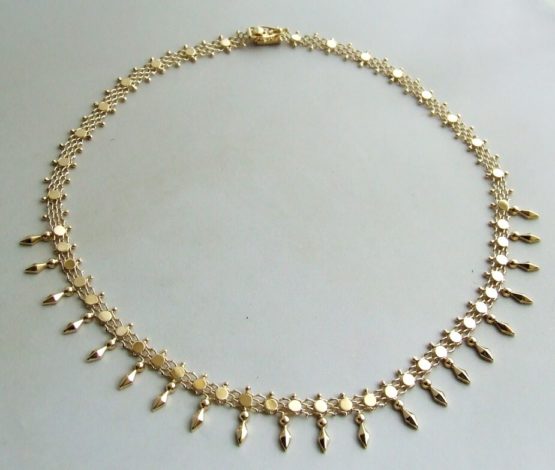 Occasion geel gouden collier