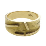 Geel gouden fantasie ring