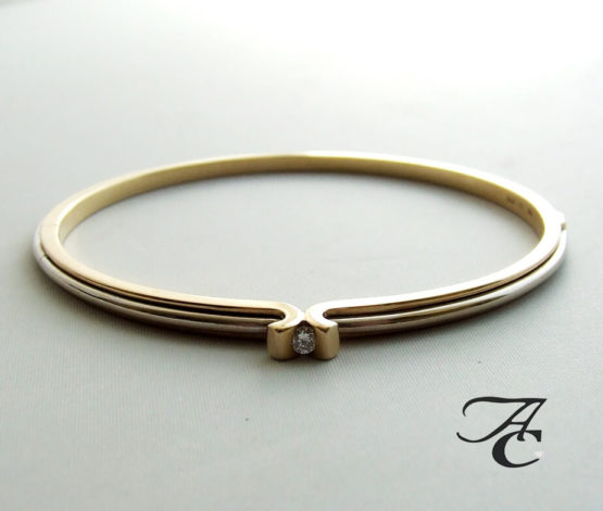 Gouden armband met diamant