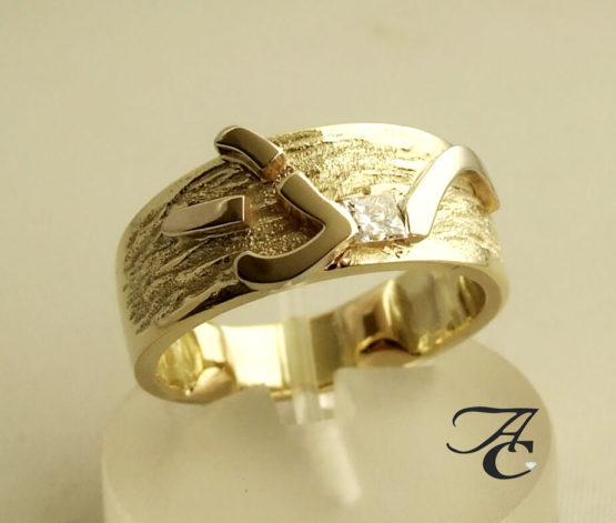 14 karaat gouden ring