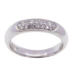 Wit gouden Christian diamanten ring