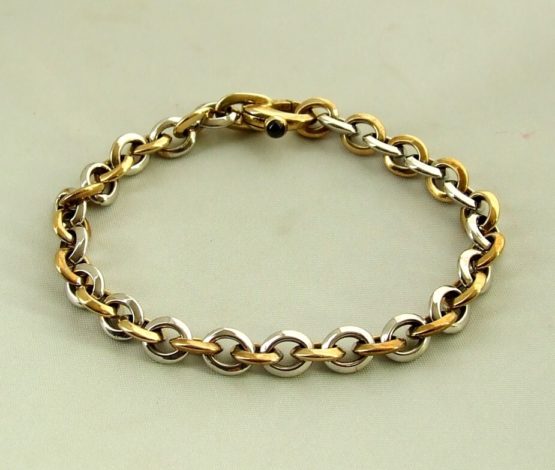 Gouden Christian bicolor armband