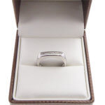 Wit gouden occasion ring met diamanten