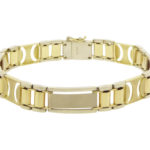 Christian gouden bicolor schakelarmband