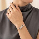 Gouden zirkonia armband