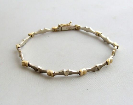 Geel gouden fantasie armband