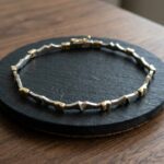 Geel gouden fantasie armband