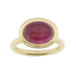 Geel gouden ring met toermalijn