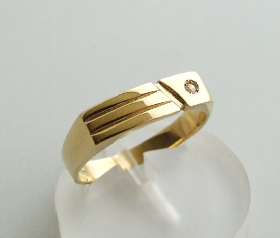 Christian geel gouden diamanten ring