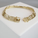 Geel gouden occasion armband