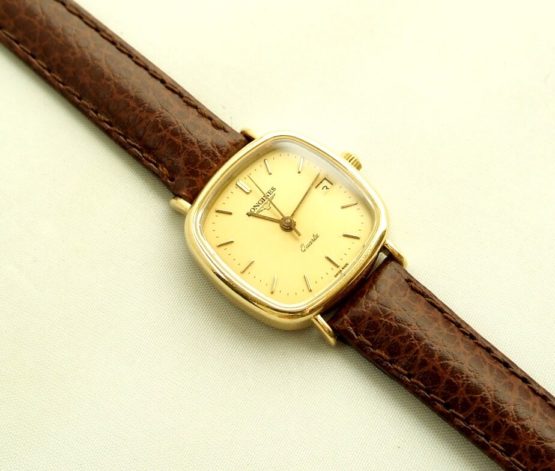 Gouden Longines dames horloge