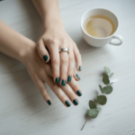 14 karaat wit gouden Christian ring met diamant