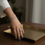 Bicolor ring met briljant geslepen diamanten