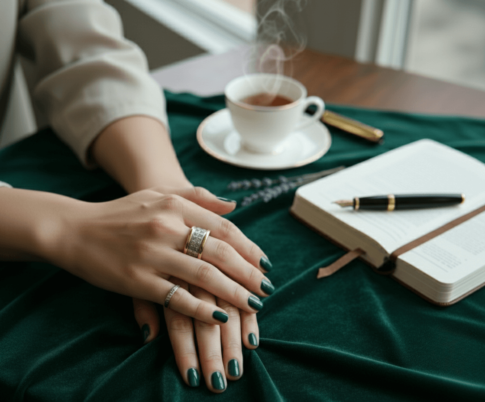 Geel gouden ring met diamanten