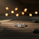 Harten ring met diamant