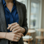 Wit gouden alliance memoire ring