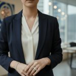 14 karaat bicolor gouden ring met briljanten