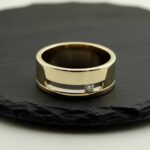 Atelier Christian gouden ring met briljant