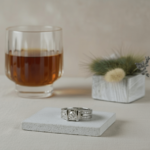 Diamanten wit gouden ring