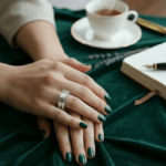 Diamanten wit gouden ring