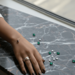 18 karaat gouden ring met briljanten