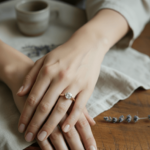 Gouden ring met solitair briljant