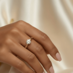 Gouden ring met solitair briljant