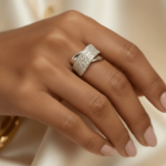 Christian wit gouden ring met diamanten